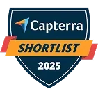 Selo Capterra Shortlist 2025